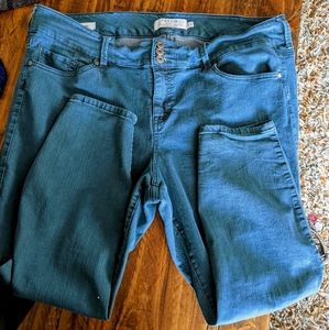 Torrid 24S Teal Jegging